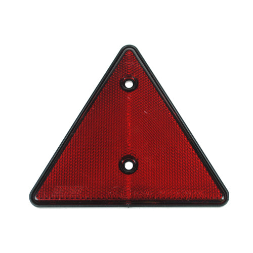 Trailer Rear Red Reflector Triangle