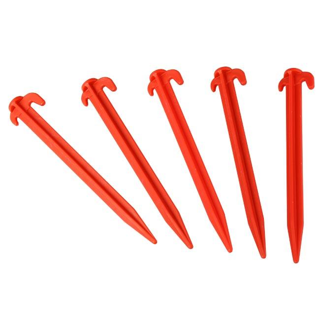 19cm Plastic Tent / Awning Pegs - Pack of 10 - Towsure
