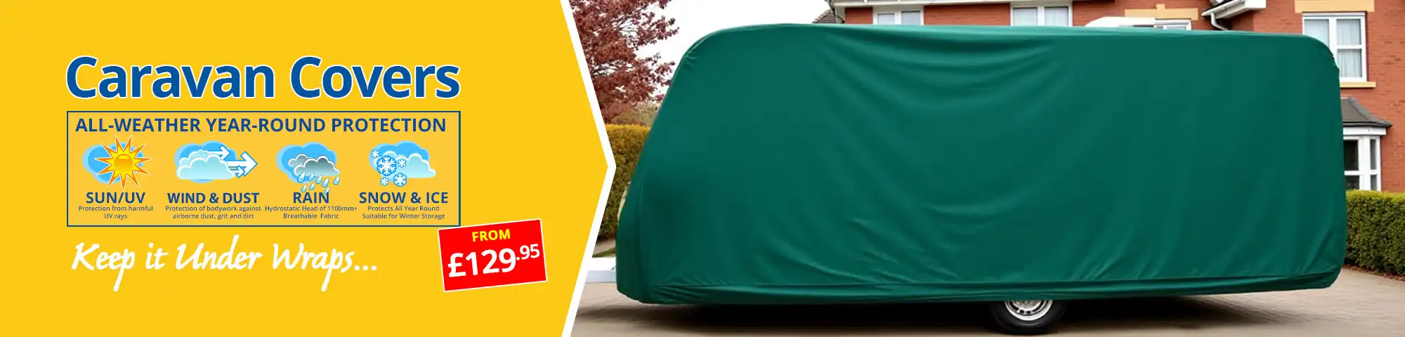 Caravan Covers from £129.95
