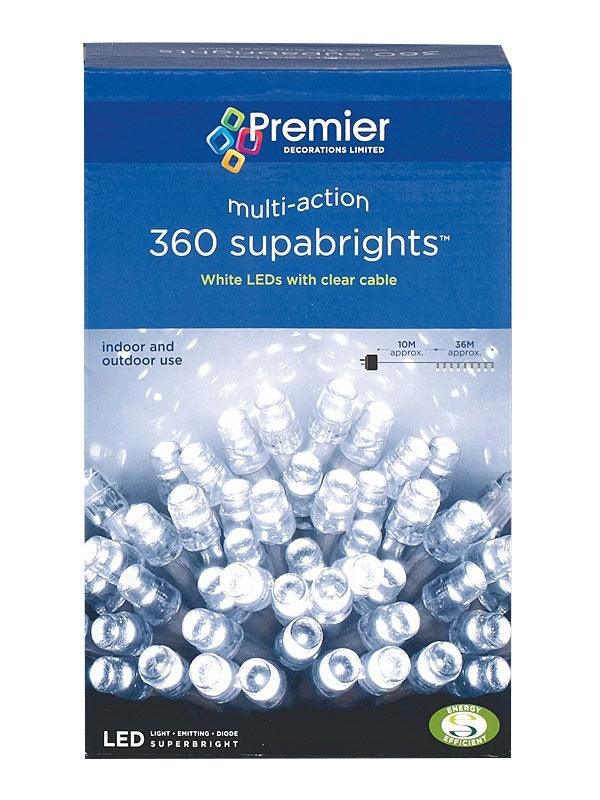 360 Cool White LED Christmas Lights - Towsure