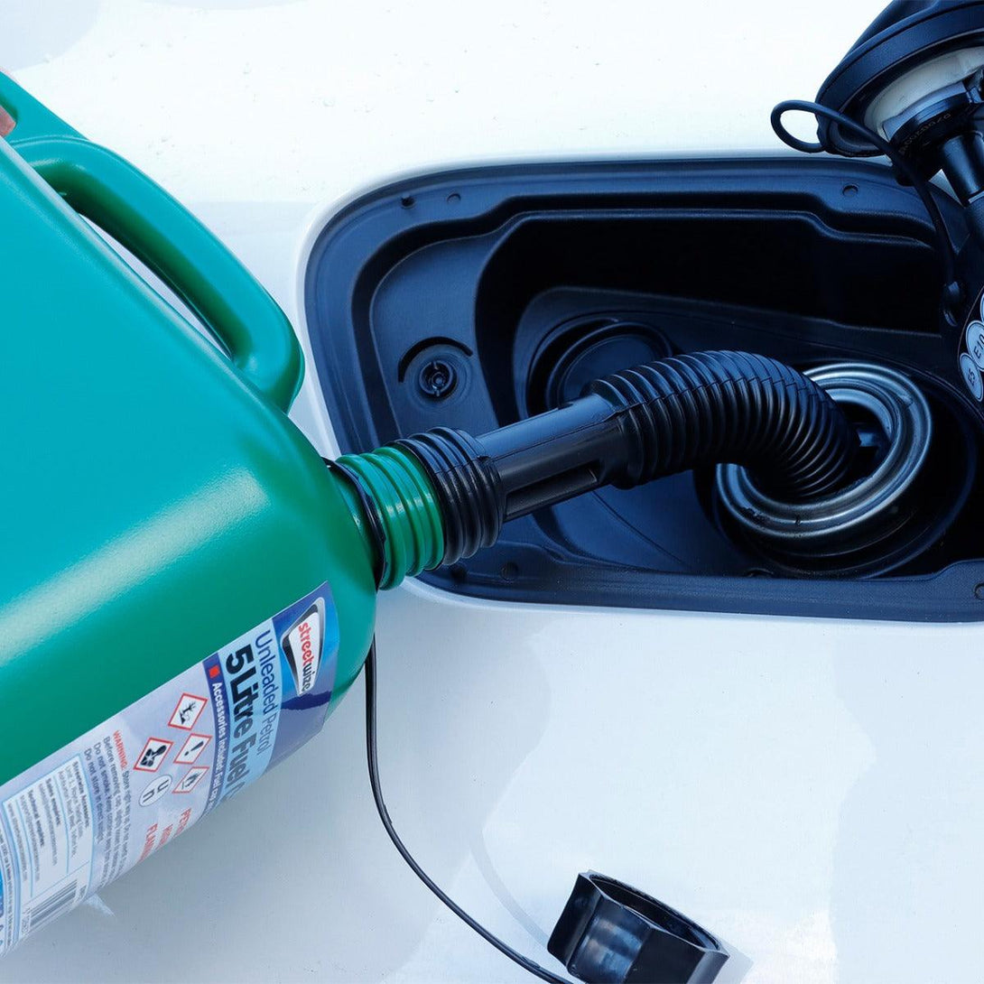 5 Litre Unleaded Petrol Fuel Can - Green - Towsure
