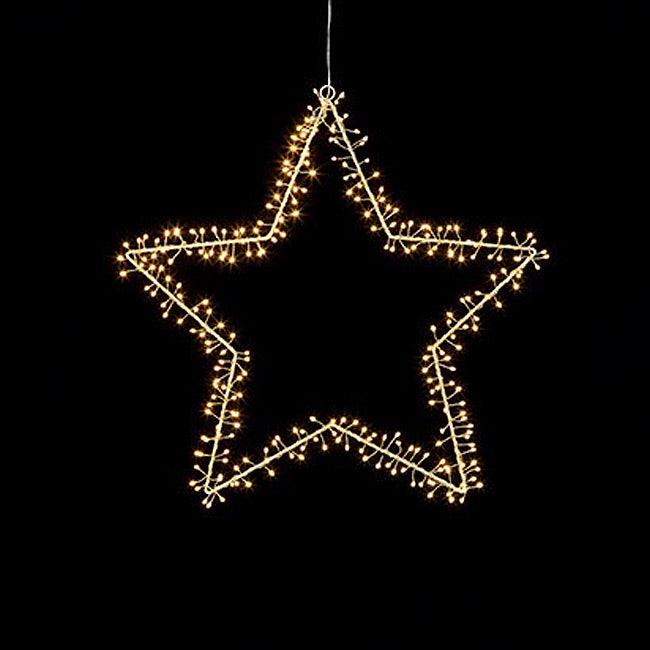 60cm LED Christmas Star - Warm White