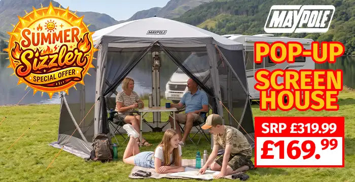 Maypole Pop Up Screen House Offer