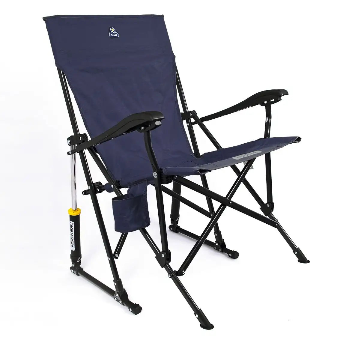 Roadtrip Rocker Portable Camping Folding Rocking Chair Navy Towsure