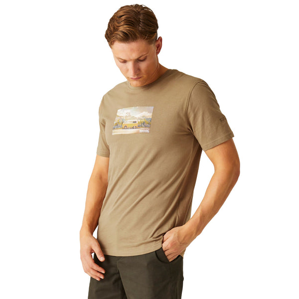Regatta Men's Cline VIII T-Shirt - Gold Sand