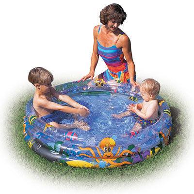 Bestway Ocean Life Kids Paddling Pool - 1.22m - Towsure