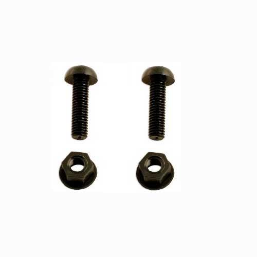 Black Number Plate Fixing Bolts Pair Towsure