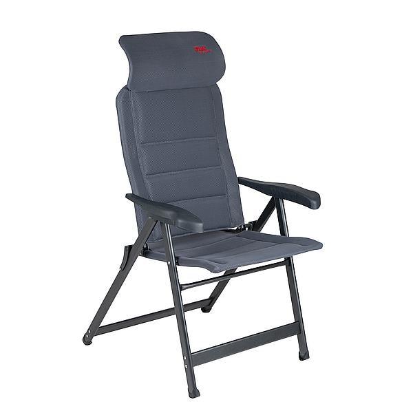Crespo Air-Deluxe Compact Reclining Mesh Chair - Grey
