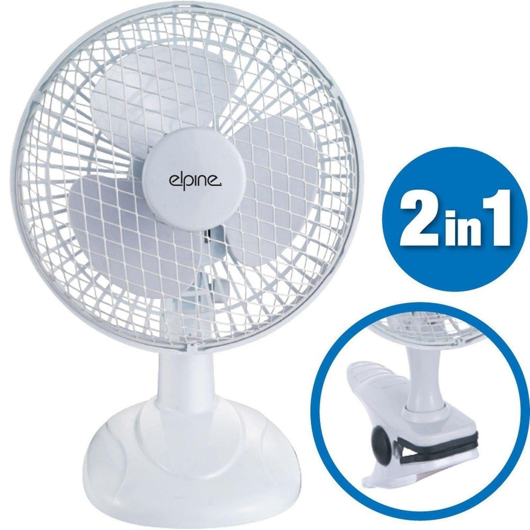 Elpine 6" Clip On Desk Fan With Clip - Towsure