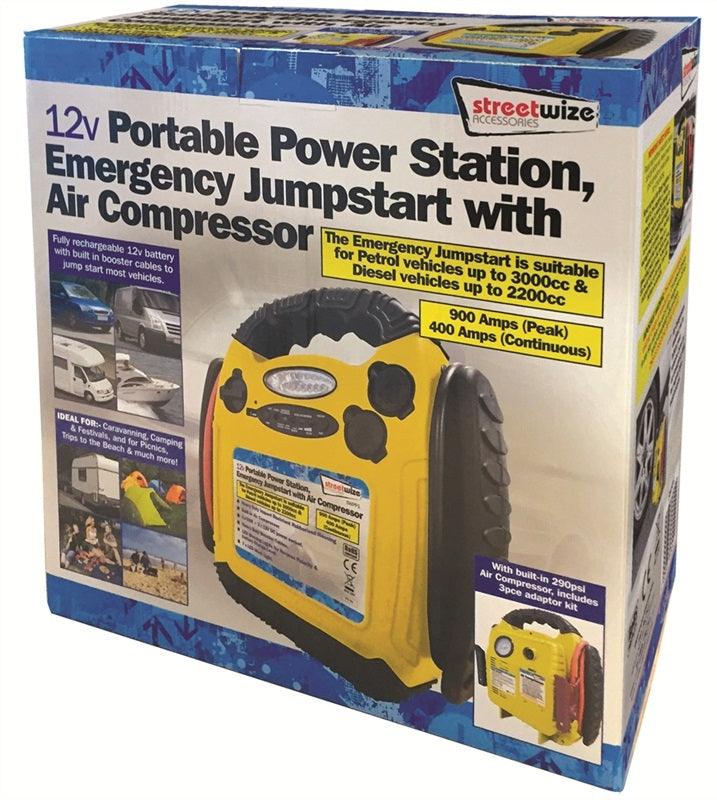 Emergency Jumpstart 900Amp With Air Compressor - Towsure
