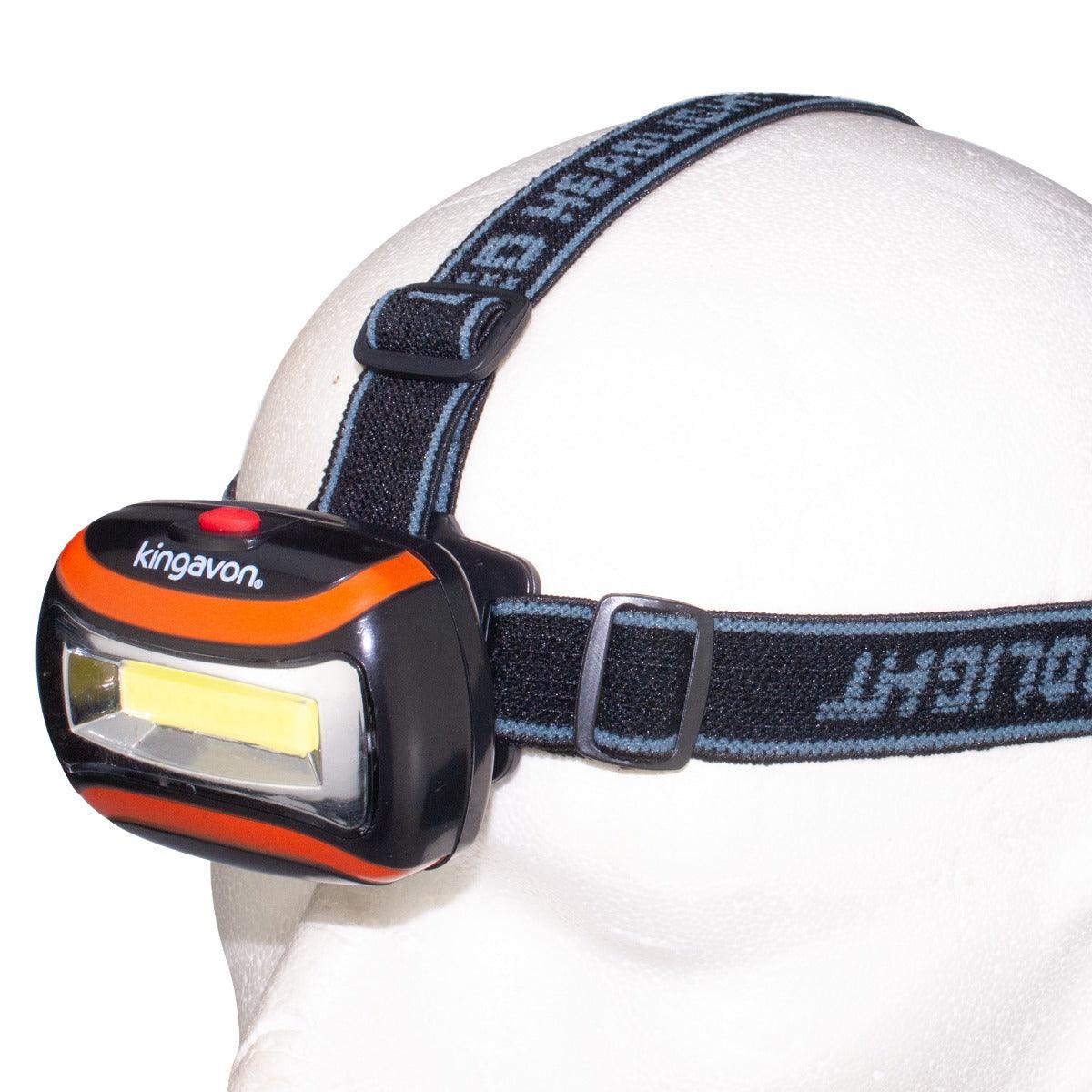 Kingavon 3 Watt COB LED Head Torch for Outdoor Leisure Towsure