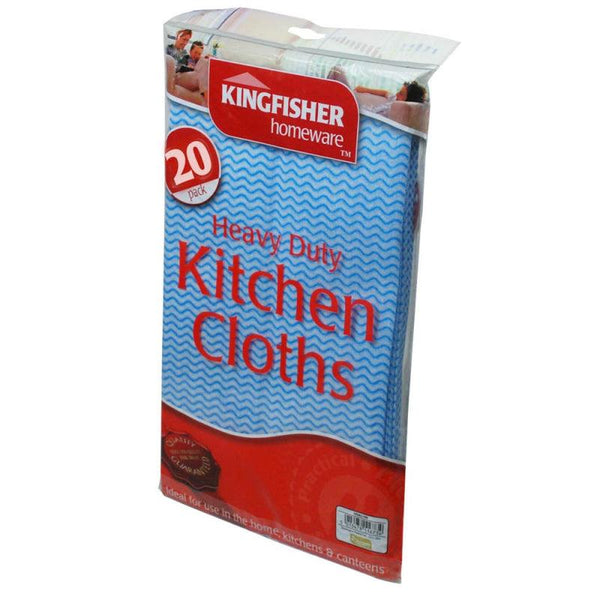 Kingfisher Kitchen Cloths - Pack of 20