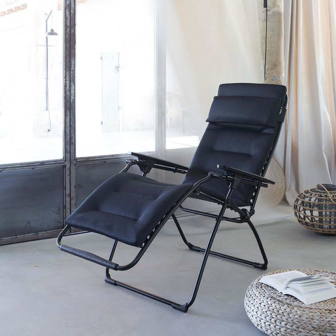 Lafuma Futura Air Comfort Reclining Chair - Acier Navy - Towsure