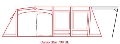 Outdoor Revolution Camp Star Sun Canopy - Fits (700 / 700SE) - Towsure
