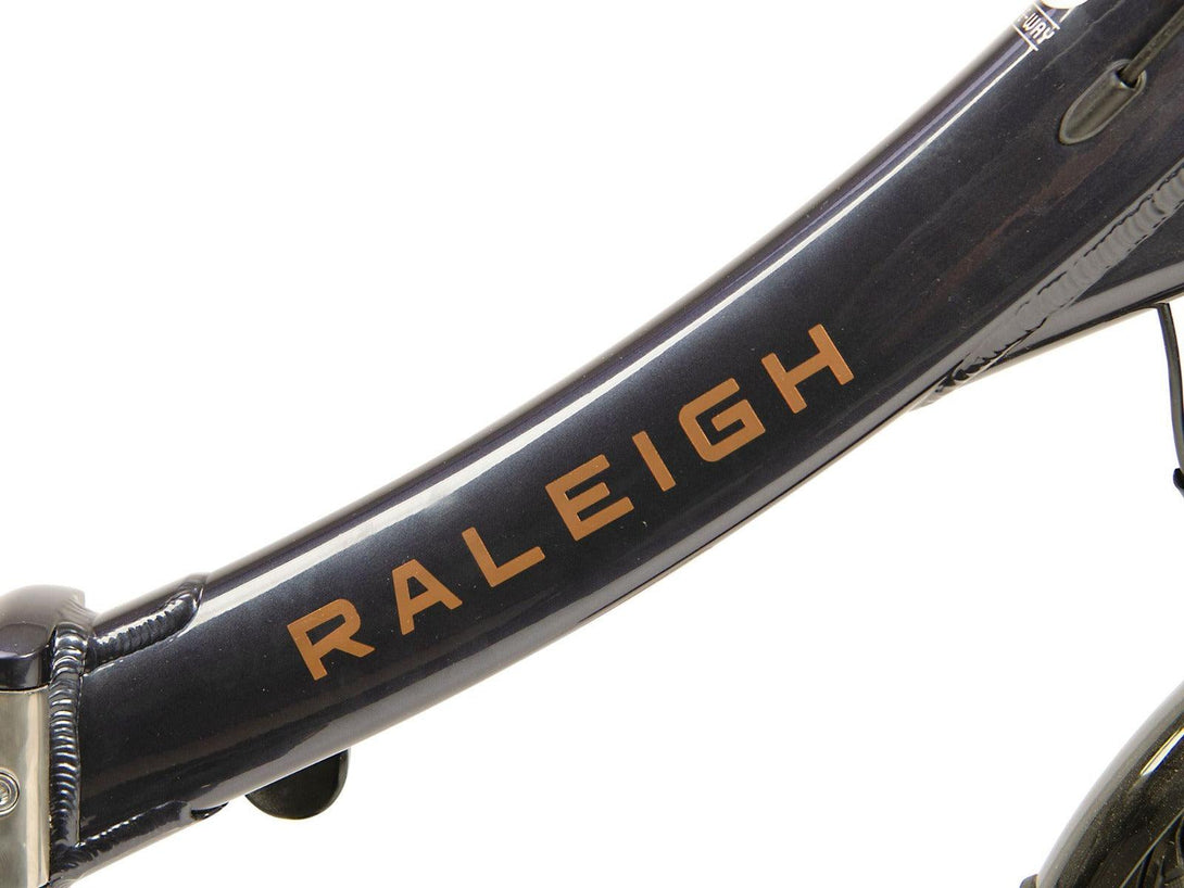 Raleigh Stow-E-Way Folding Electric Bike - Dark Blue - Towsure