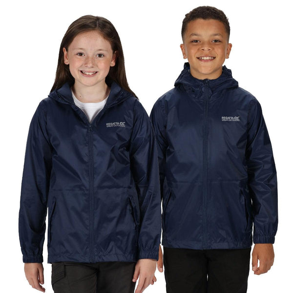 Regatta Kids Waterproof Packaway Pack It Jacket III - Midnight