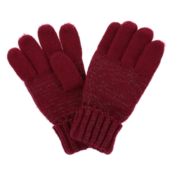 Regatta Luminosity Knitted Gloves - Raspberry - Towsure