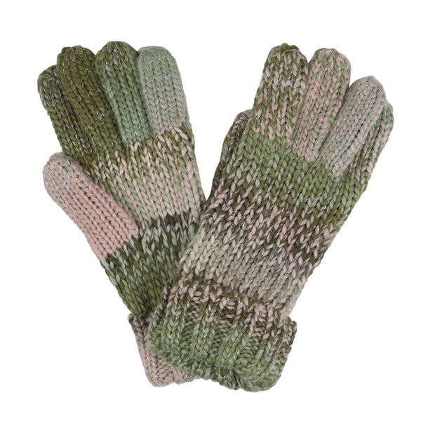 Regatta Women's Frosty Knitted Gloves VI - Basil - Towsure