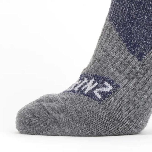 Sealskinz Waterproof All-Weather Ankle Socks - Navy/Grey Marl - Towsure