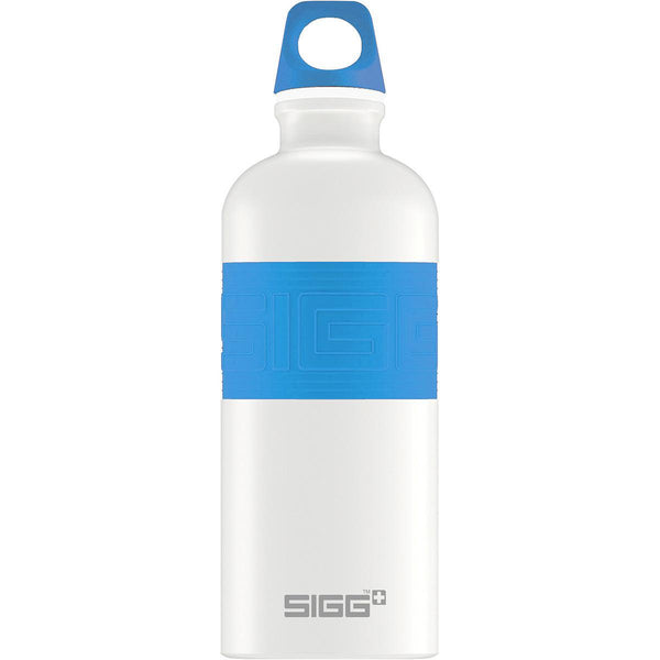 SIGG Pure White Touch Water Bottle 0.6L-Blue - Towsure