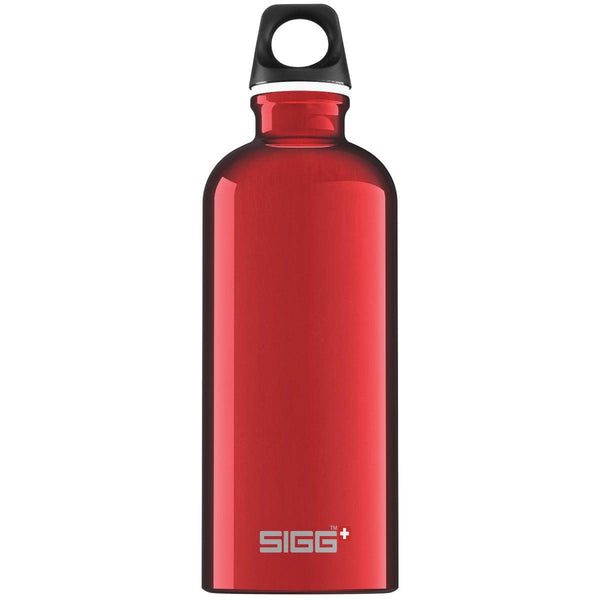 Sigg Traveller Red Aluminium Drinks Bottle - 0.6 Litre - Towsure