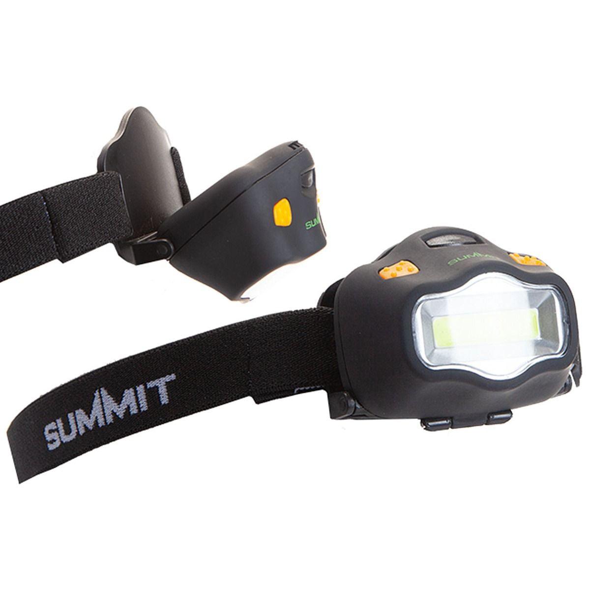 Summit 3 Watt COB LED Head Torch Ideal for Camping Hiking