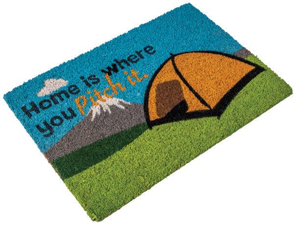 Tent Coir Mat - Home Is Where You Pitch It - Towsure