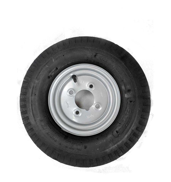 Trailer Wheel and Tyre - 6 Ply - 400 X 8- 4 inch Pcd - Towsure