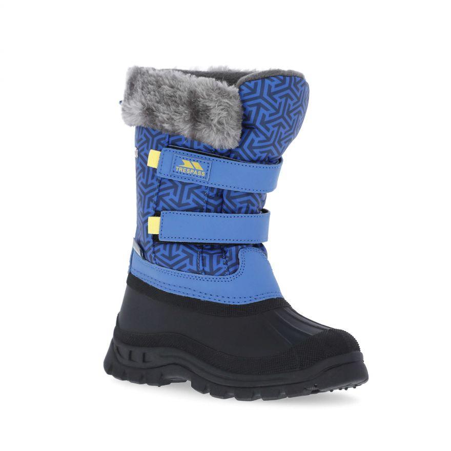 Trespass Vause Kid's Snow Boots - Blue - Towsure