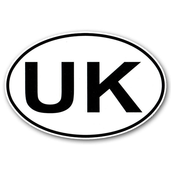 UK Car Sticker - Oval - Towsure