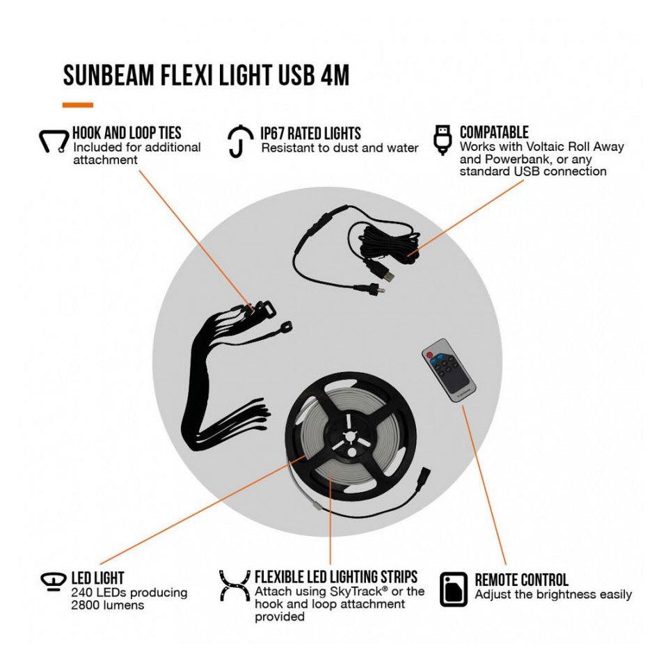 Vango Sunbeam Flexi Light 4M USB - Towsure