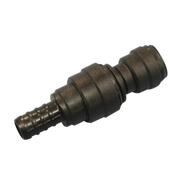 Water Connector Straight Adaptor 12mm - 1/2in Flexible - Towsure