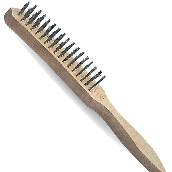 Wire Brush Wooden - 4 Row - Towsure