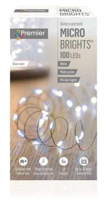 100 LED Micro Brights 5M White