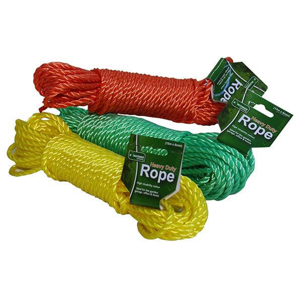 15 Inch Rope 15m Polypropylene Rope - Towsure