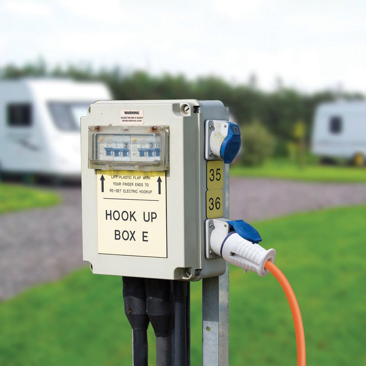 16 Amp Caravan / Camping Mains Lead - 25 Metre (2.5mm Core) - Towsure