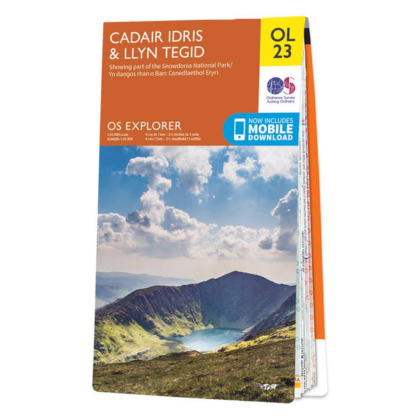 OS Explorer Map OL23 - Cadair Idris & Bala Lake