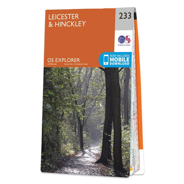 OS Explorer Map 233 - Leicester & Hinckley