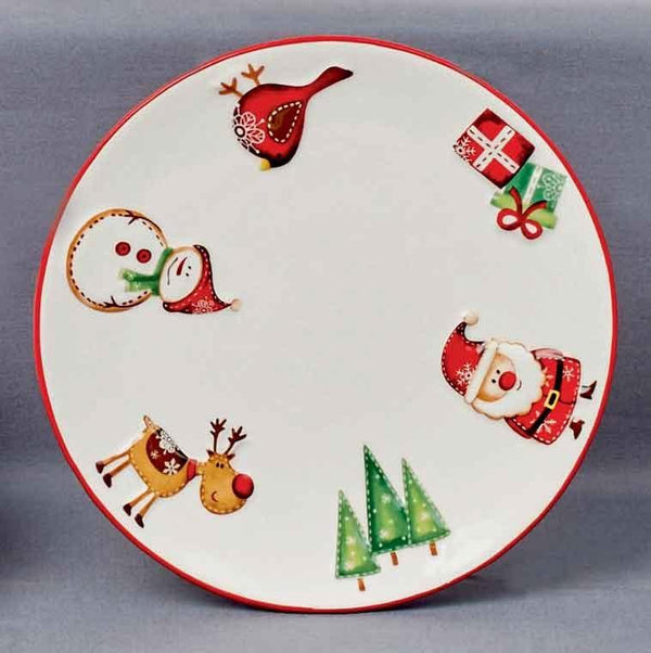 19cm Santa & Friends Plate - Towsure