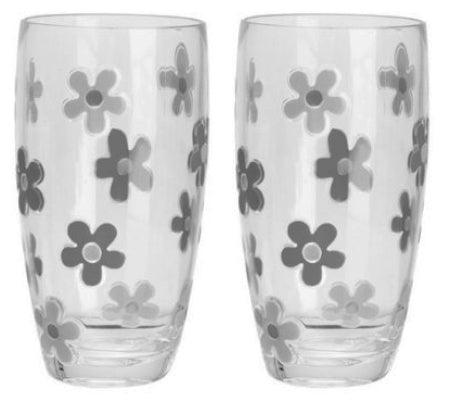 2 Pack Daisy Tall Tumbler - Grey - Towsure