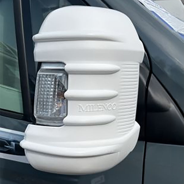 Milenco Long/Short Arm Mirror Protector Bumpers - 2025 Ducato - White
