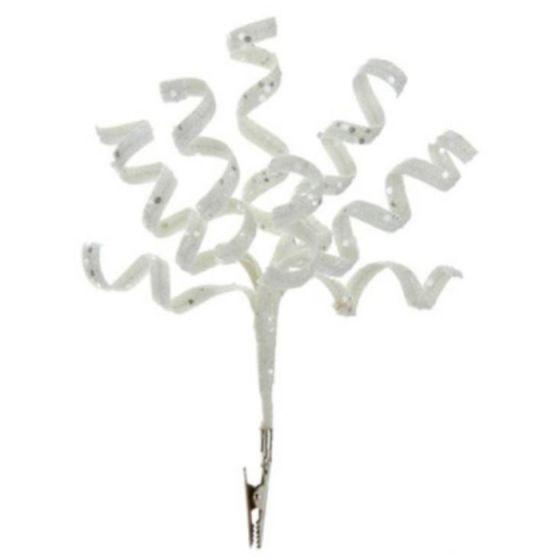 Clip-on Silver Tree Spiral