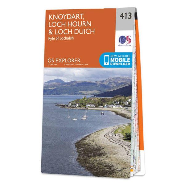 OS Explorer Map 413 - Knoydart Loch Hourn & Loch Duich Kyle of Lochalsh