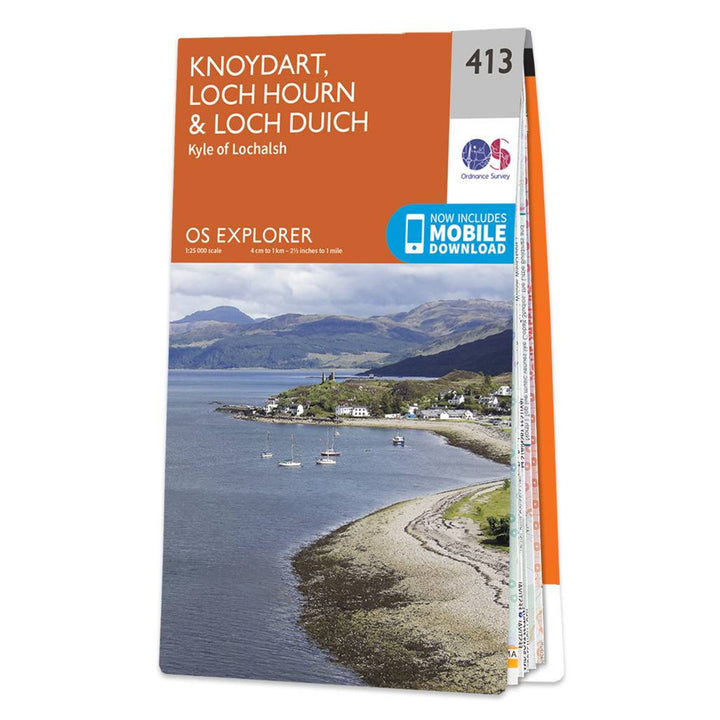 OS Explorer Map 413 - Knoydart Loch Hourn & Loch Duich Kyle of Lochalsh ...