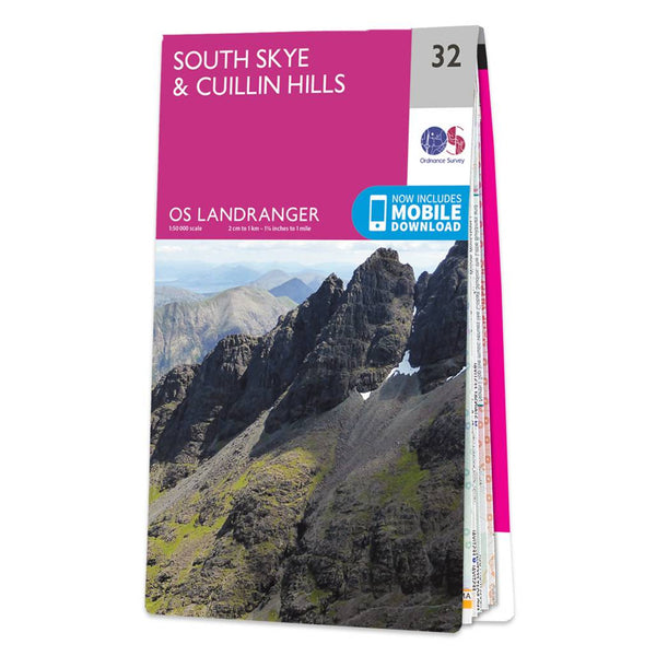 OS Landranger Map 32 South Skye & Cuillin Hills