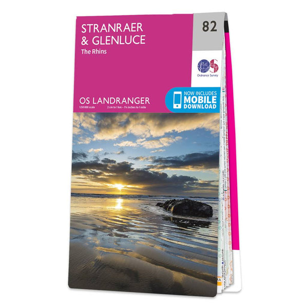 OS Landranger Map 82 Stranraer & Glenluce The Rhins