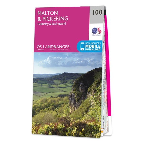OS Landranger Map 100 Malton & Pickering Helmsley & Easingwold