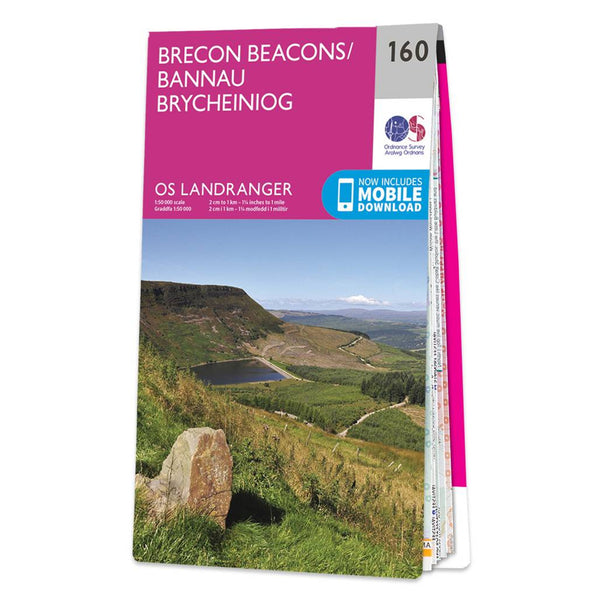 OS Landranger Map 160 Brecon Beacons