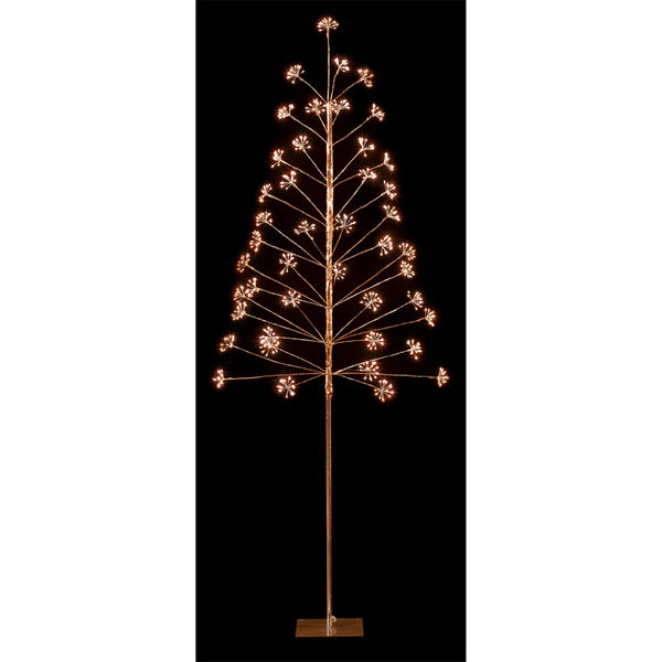 Premier Decorations MicroBrights 1.8m LED Tree - Rose Gold/Warm White