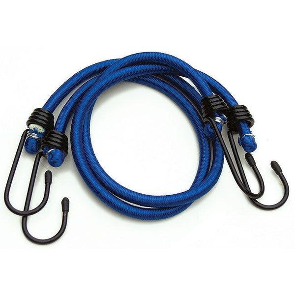 60cm Elastic Bungee Cords With Coated Hooks - Pack Of 2 - Towsure
